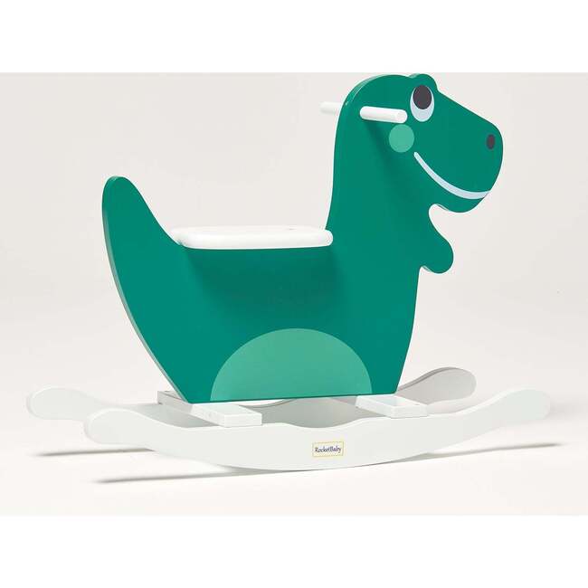 Rex The Dino Rocking Toy, Green - Rockers - 3