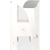 Step Stool Tower Montessori, White Snow - Kids Seating - 2
