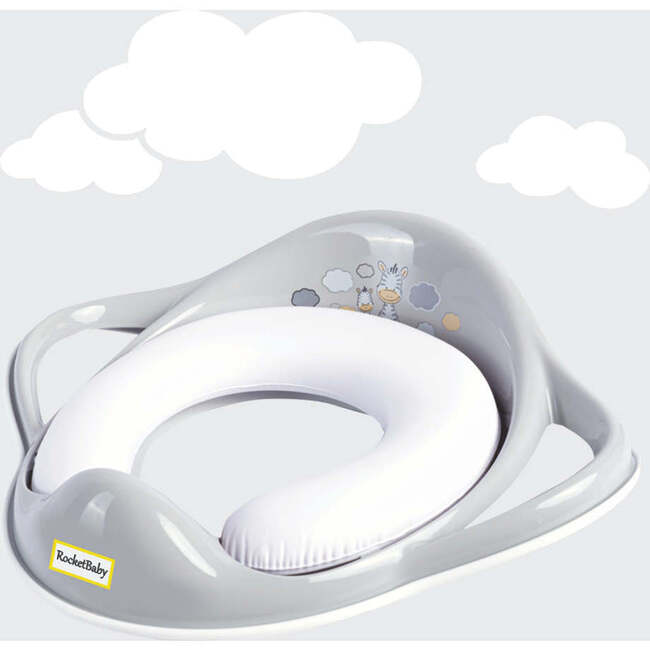 Potty Training Seat With Handles, London Grey - Potty Training - 2