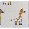 Giraffe Cotton Baby Blanket, Cream - Blankets - 2