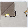 Lion Cotton Baby Blanket, Cream - Blankets - 3