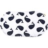 Whales Topponcino Montessori Baby Cushion, Dark Blue - Changing Pads - 1 - thumbnail