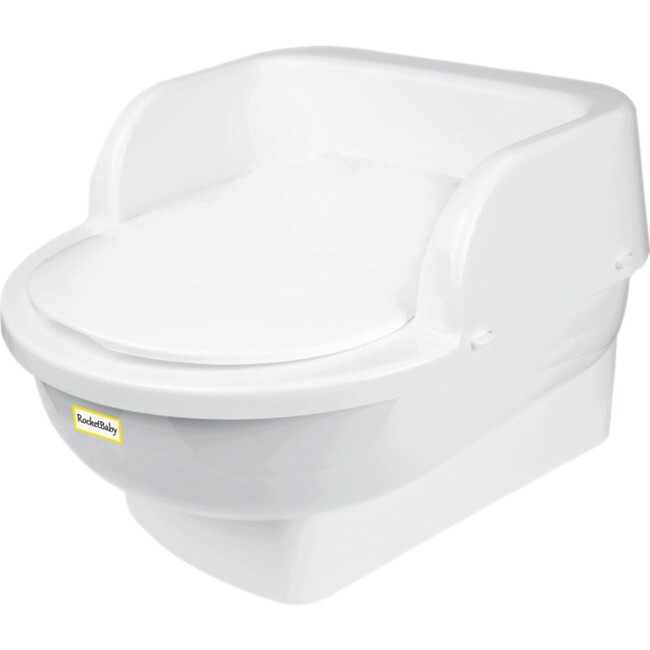 Potty Wc Odour-Control Lid & Removable Container, White