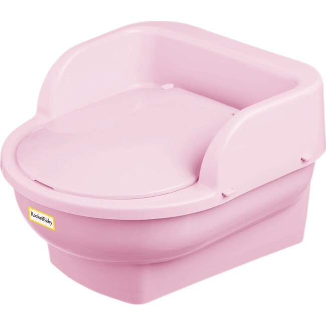 Potty Wc Odour-Control Lid & Removable Container, Baby Pink
