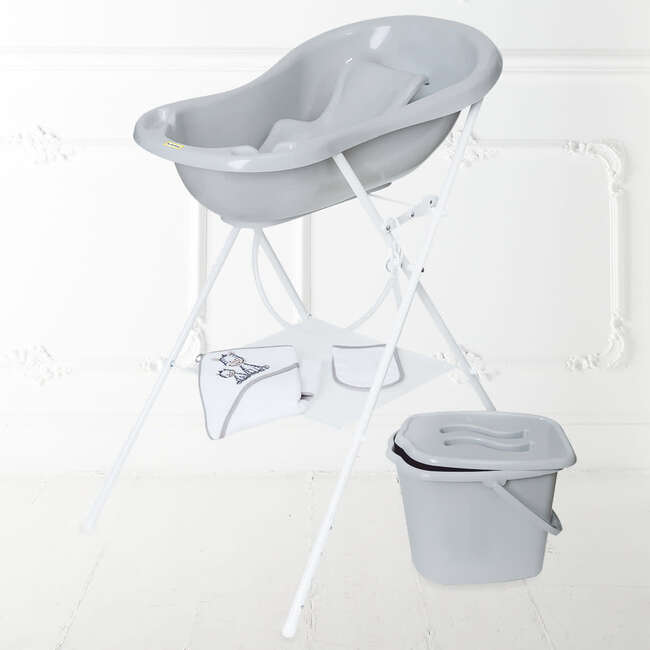 Classic Diaper Pail, London Grey - Diaperings - 2