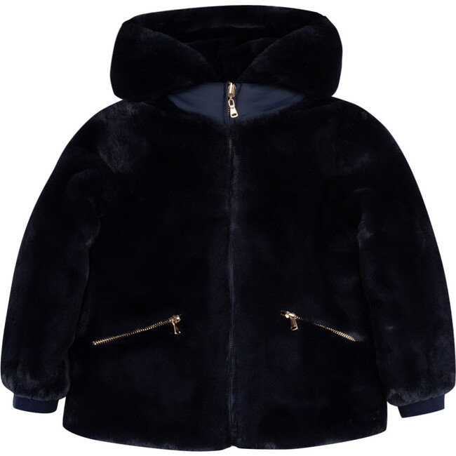 Faux-Fur Zipped Jacket