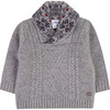 Winter Wonder Shawl Collar Baby Sweater - Sweaters - 1 - thumbnail