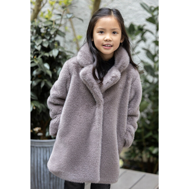 Faux-Fur Occasion Coat - Jackets - 2