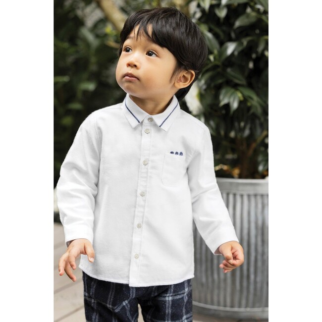Hedgehog Embroidered Ceremony Shirt - Shirts - 2