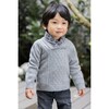 Winter Wonder Shawl Collar Baby Sweater - Sweaters - 2