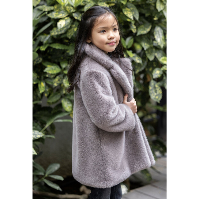 Faux-Fur Occasion Coat - Jackets - 3