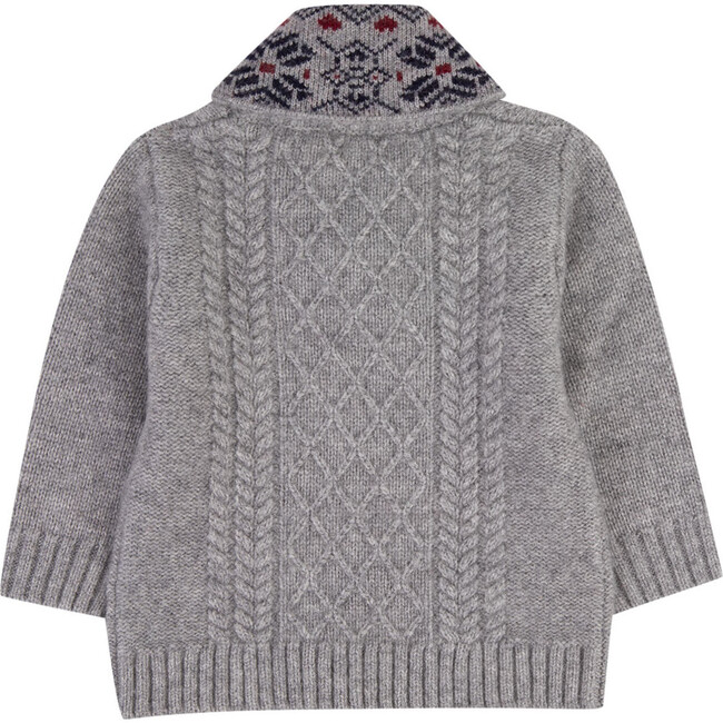 Winter Wonder Shawl Collar Baby Sweater - Sweaters - 3