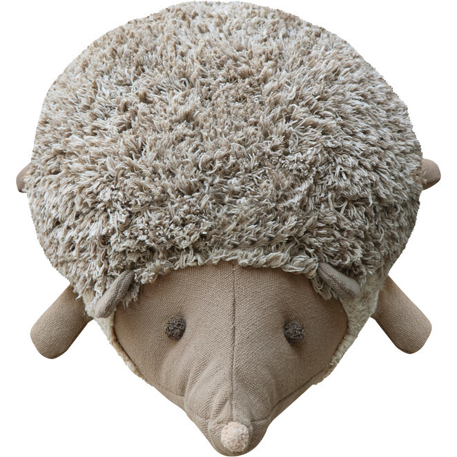 Hedgehog Floor Cushion, Natural & Brown - Decorative Pillows - 1
