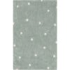 Rectangular Washable Mini Dot Rug, Blue Sage & Natural - Rugs - 1 - thumbnail