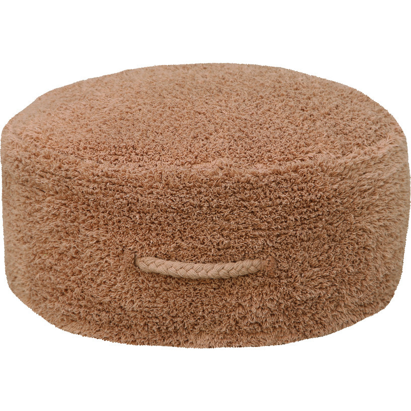 Chill Round Pouf, Chestnut - Decorative Pillows - 1