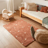 Rectangular Washable Mini Dot Rug, Chestnut & Natural - Rugs - 4