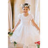 Colombe Silk Ceremony Smocked Dress, White - Dresses - 2