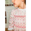 Magdalena Winter Floral Smocked Dress, Pink - Dresses - 4