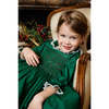 Margaret Christmas Long Sleeve Smocked Dress, Green - Dresses - 5