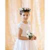 Colombe Silk Ceremony Smocked Dress, White - Dresses - 5