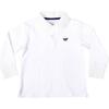 Long Sleeve Carter Polo Shirt, Wickford White - Polo Shirts - 1 - thumbnail