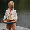 Liam Corduroy Charlie Fox Applique Shorts, Clubhouse Camel - Shorts - 2