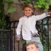 Brooks Gingham Trim Button Down Shirt, Oxford White & Navy - Shirts - 5