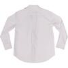 Brooks Gingham Trim Button Down Shirt, Oxford White & Navy - Shirts - 6