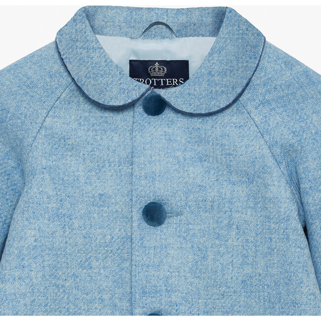 Classic Raglan Coat, Pale Blue - Coats - 2