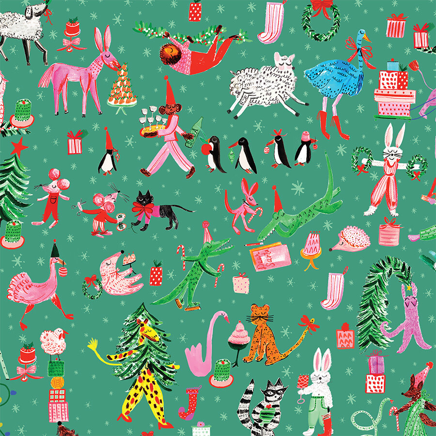 NEW!!! Mr. Boddington's Very Delightful Holiday Wrapping Paper Book — Mr.  Boddington's Studio