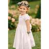 Antoinette Ceremony Smocked Dress, White - Dresses - 2