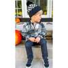 Checker Pom Beanie, Black - Hats - 5
