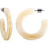 Kate Hoops, Alabaster - Earrings - 1 - thumbnail