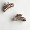 Grande Heirloom Claw, Tortoise Checker - Hair Accessories - 2