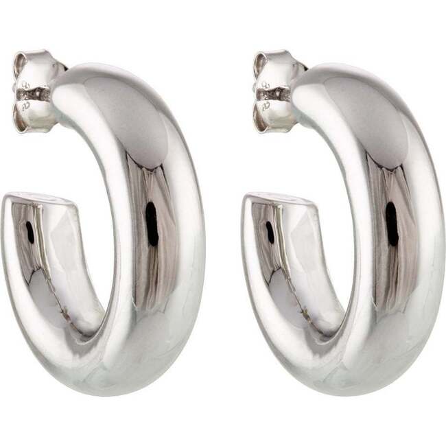 .75" Perfect Hoops, Silver