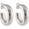 .75" Perfect Hoops, Silver - Earrings - 1 - thumbnail