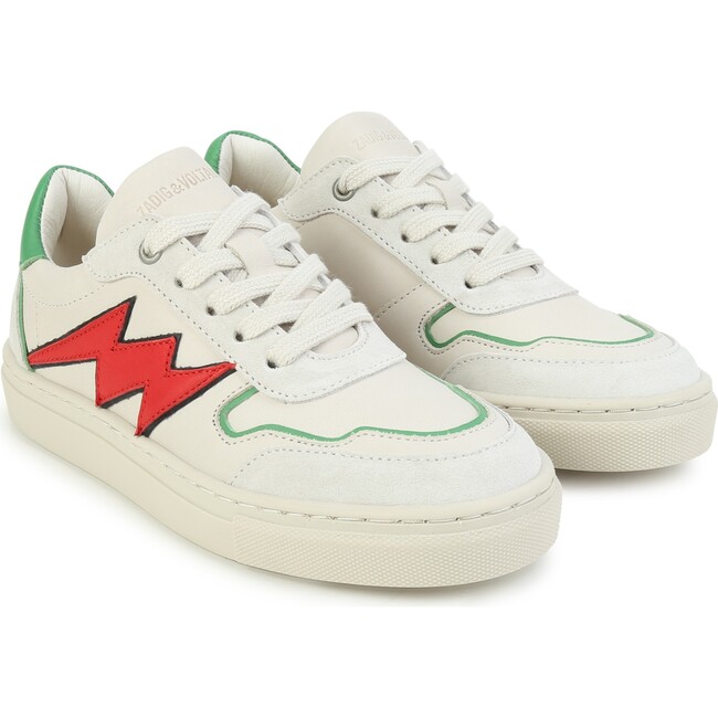 Iconic Flash Stardust Leather Sneakers