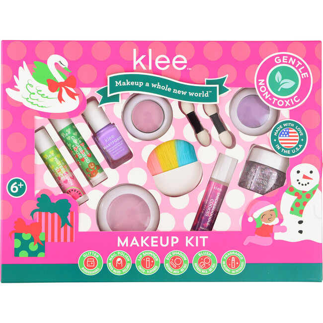 2023 Christmas Collection! Klee Naturals Circle of Love Deluxe 11pc Makeup Kit