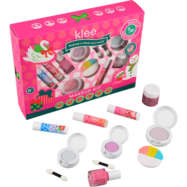 2023 Christmas Collection! Klee Naturals Ring of Cheer Deluxe 11pc Makeup Kit