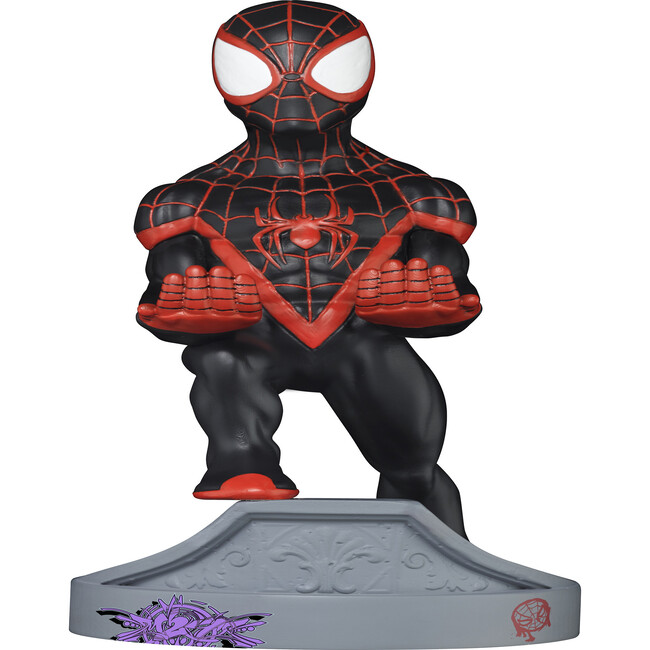 Exquisite Gaming Cable Guy Marvel Spiderverse: Miles Morales Spiderman Charging Controller and Device Holder