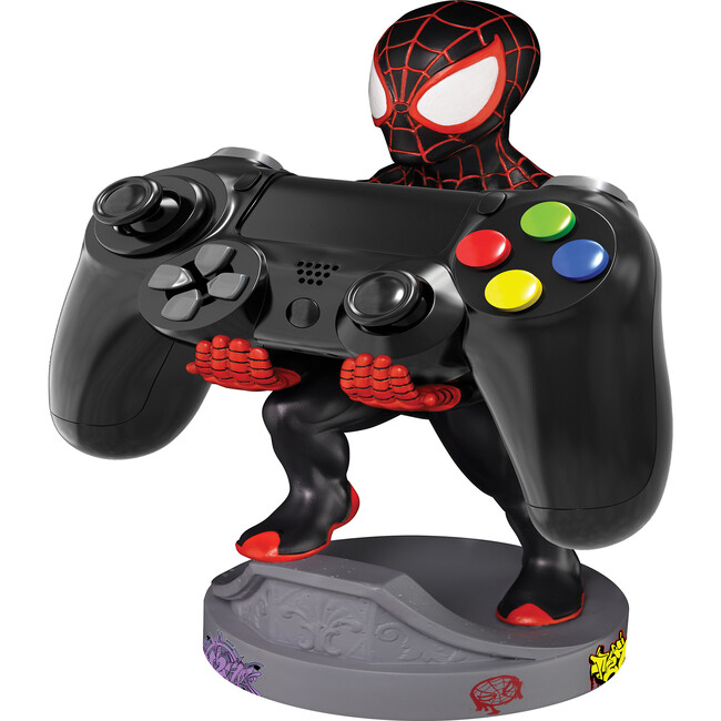 Exquisite Gaming Cable Guy Marvel Spiderverse: Miles Morales Spiderman Charging Controller and Device Holder - Tech Toys - 3