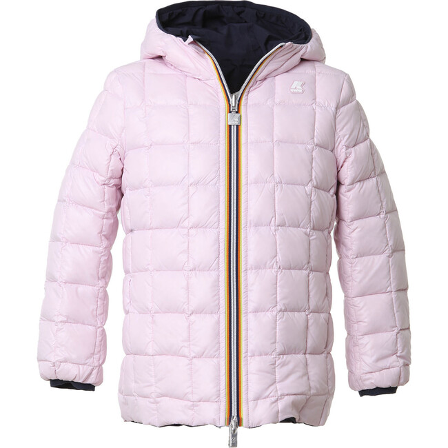 Sophie Eco Stretch Thermo Double Parka, Blue & Pink - Jackets - 3