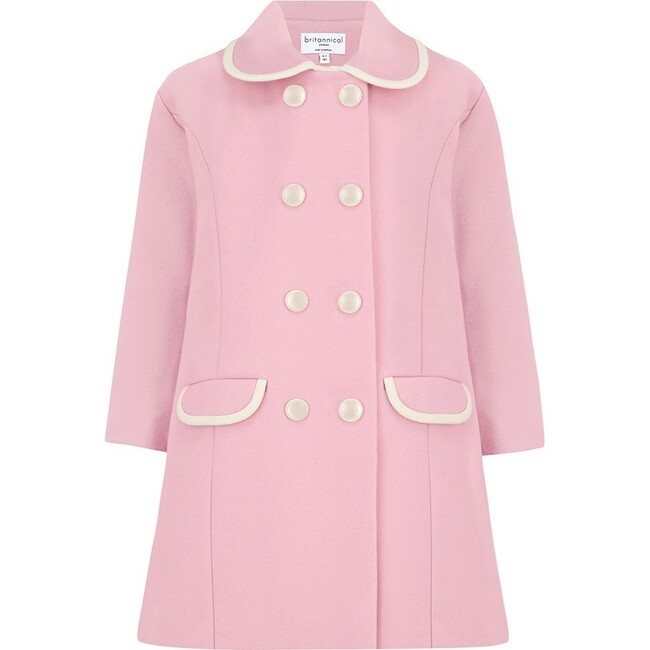 Belgravia Girls Coat, Perfect Pink