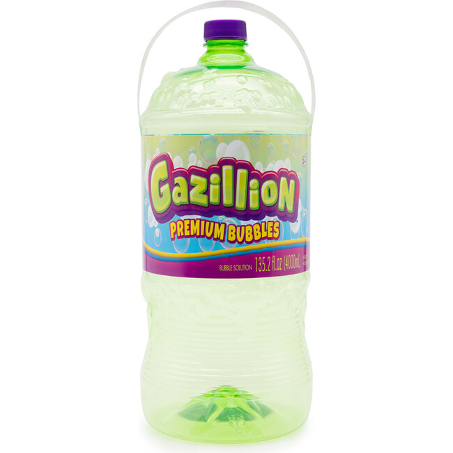 Gazillion Bubbles 4 Liter Solution - Huge 4 Liter Bottle of Premium Gazillion Bubble Solution
