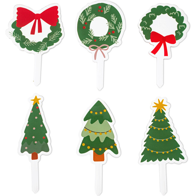 Merry and Bright Acrylic Mini Topper Set