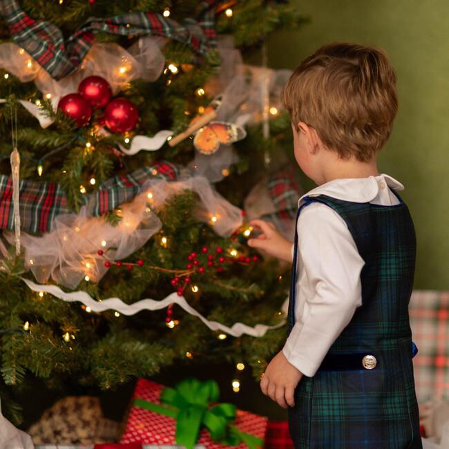 James Henry Jon Jon in Blackwatch Plaid - Rompers - 3