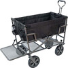 Double Decker Collapsible Wagon - Black - Outdoor Games - 1 - thumbnail