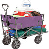 Double Decker Collapsible Wagon - Purple - Outdoor Games - 2