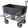 Double Decker Collapsible Wagon - Black - Outdoor Games - 4