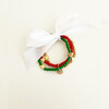 Holiday Hearts Bracelet Set of 3, Red, Green, Gold - Bracelets - 2